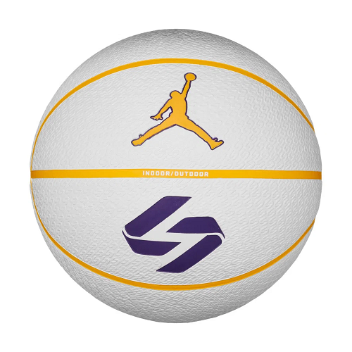 PALLONE JORDAN PLAYGROUND 8P 07 LUKA DONCIC WHITE DEL SOL PURPLE