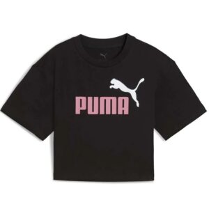T-SHIRT PUMA ESS 2 COLOR NO.1 BLACK POISED PINK BAMBINA