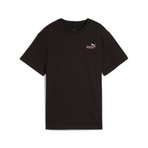 T-SHIRT PUMA ESS 2 COLOR SMALL NO.1 BLACK bambina