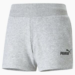PANTALONCINO PUMA SWEAT SHORT GRIGIO garzato donna