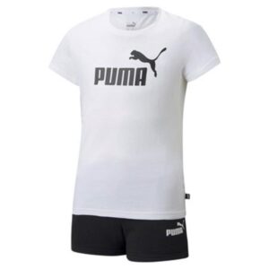 COMPLETINO PUMA LOGO TEE & PANTALONCINO SET