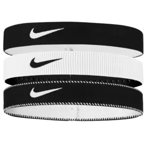 FASCETTE NIKE SPESSE WHITE BLACK