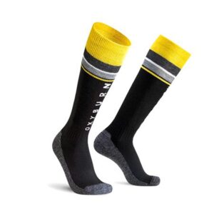 CALZE OXYBURN SOCKS WINTER-BREAK KNEE-HIGH BLACK YELLOW