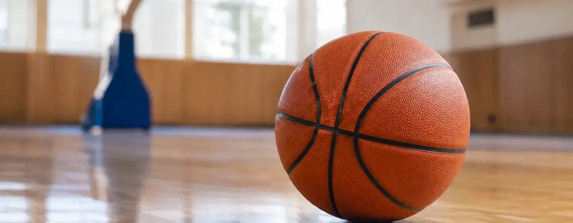 Pallone basket indoor professionale per il parquet