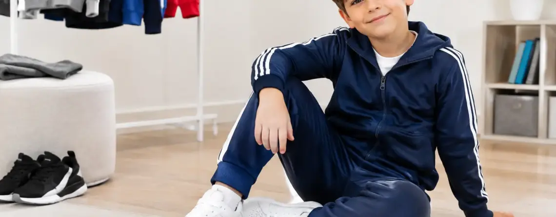 Scegliere una tuta sportiva da bambino di marca